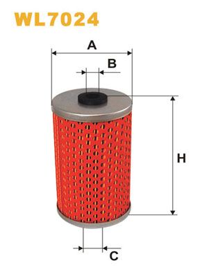 WIX FILTERS Масляный фильтр WL7024